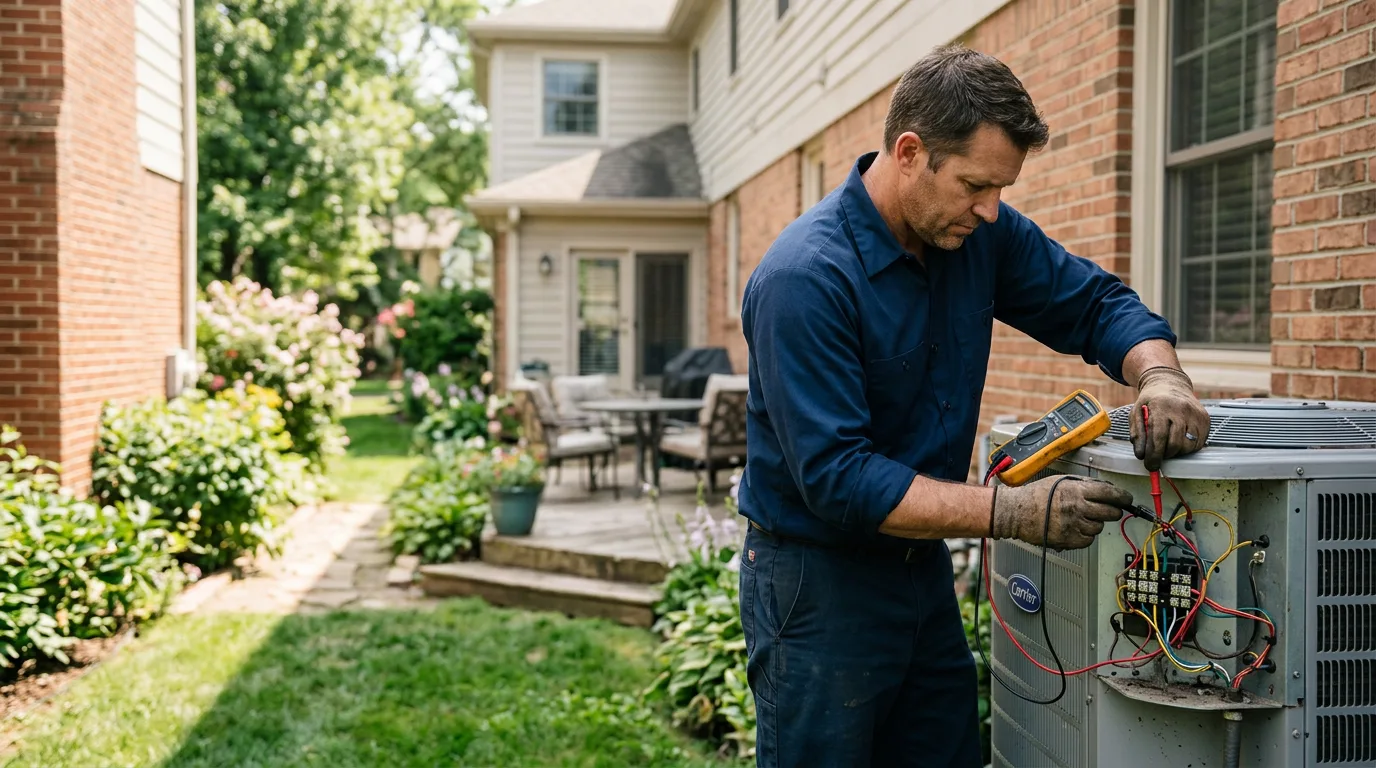 HVAC technician working near Mount Aetna, PA